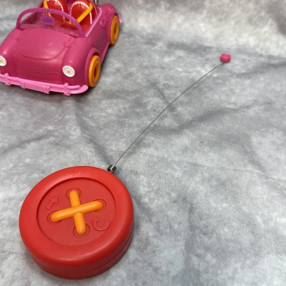 Lalaloopsy Rc Cruiser Red Pink Orange Remote Control Car Doll Vehicle 2011 Works